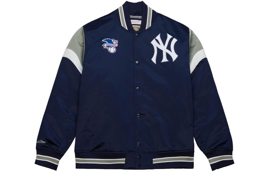 Mitchell Ness Mitchell & Ness SS23 Patchwork Full-Zip Hoodie Jacket Red Fashion OJZP1031-ABRYYPPPROYA