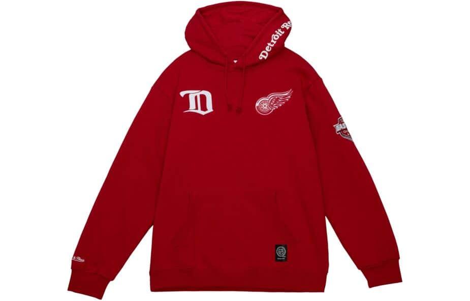 Mitchell Ness Mitchell & Ness SS23 Solid Color Graphic Sweatshirt Grey Menswear GPOTTP22112-NWUGYHT