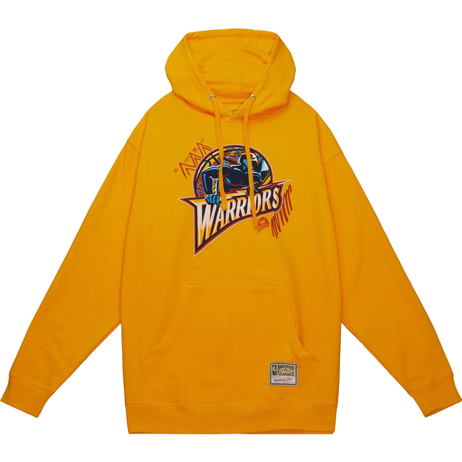 Mitchell Ness Mitchell & Ness SS23 Solid Logo Hoodie Black Long Sleeve FPHD1225-TSUYYPPPBLCK