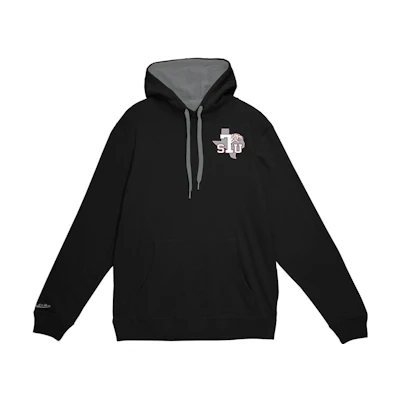 Mitchell Ness Mitchell & Ness SS23 Solid Print Oversized Long Sleeve Sweatshirt Black FPHD4771-MHEYYPPPBLCK