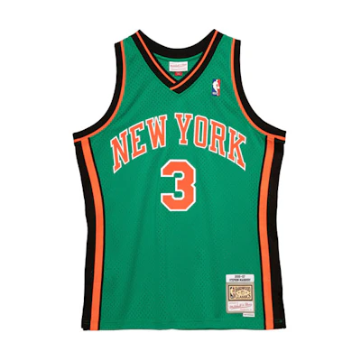 Mitchell Ness Mitchell & Ness Stephen Marbury #3 Knicks 06-07 Retro Green NBA Jersey Unisex. SMJYGS20012-NYKKYGN06SMB