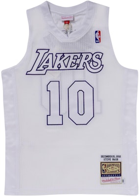 Mitchell Ness Mitchell & Ness Steve Nash 12-13 Lakers Jersey White Sleeveless Unisex Basketball Top AJY44971-LAL12SNAWHIT Buy Mitchell Ness Mitchell & Ness Steve Nash 12-13 Lakers Jersey White Sleeveless Unisex Basketball Top AJY44971-LAL12SNAWHIT