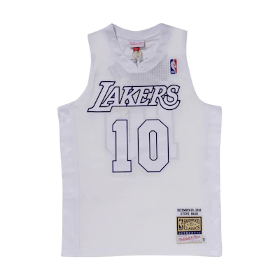 Mitchell Ness Mitchell & Ness Steve Nash 12-13 Lakers Jersey White Sleeveless Unisex Basketball Top AJY44971-LAL12SNAWHIT
