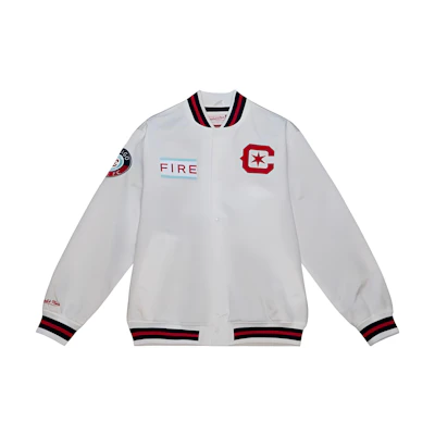 Mitchell Ness Mitchell & Ness Striped Trim V-Neck Pullover Jacket Navy Blue OJPO4996-NYYYYPPPNAVY