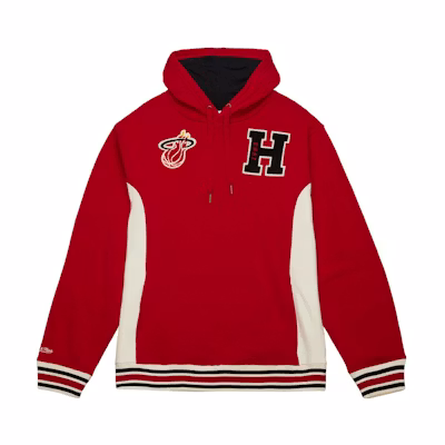 Mitchell Ness Mitchell & Ness Team Legacy Hoodie San Francisco 49ers Red Pullover Sweater FPHD5513-SF4YYPPPSCAR