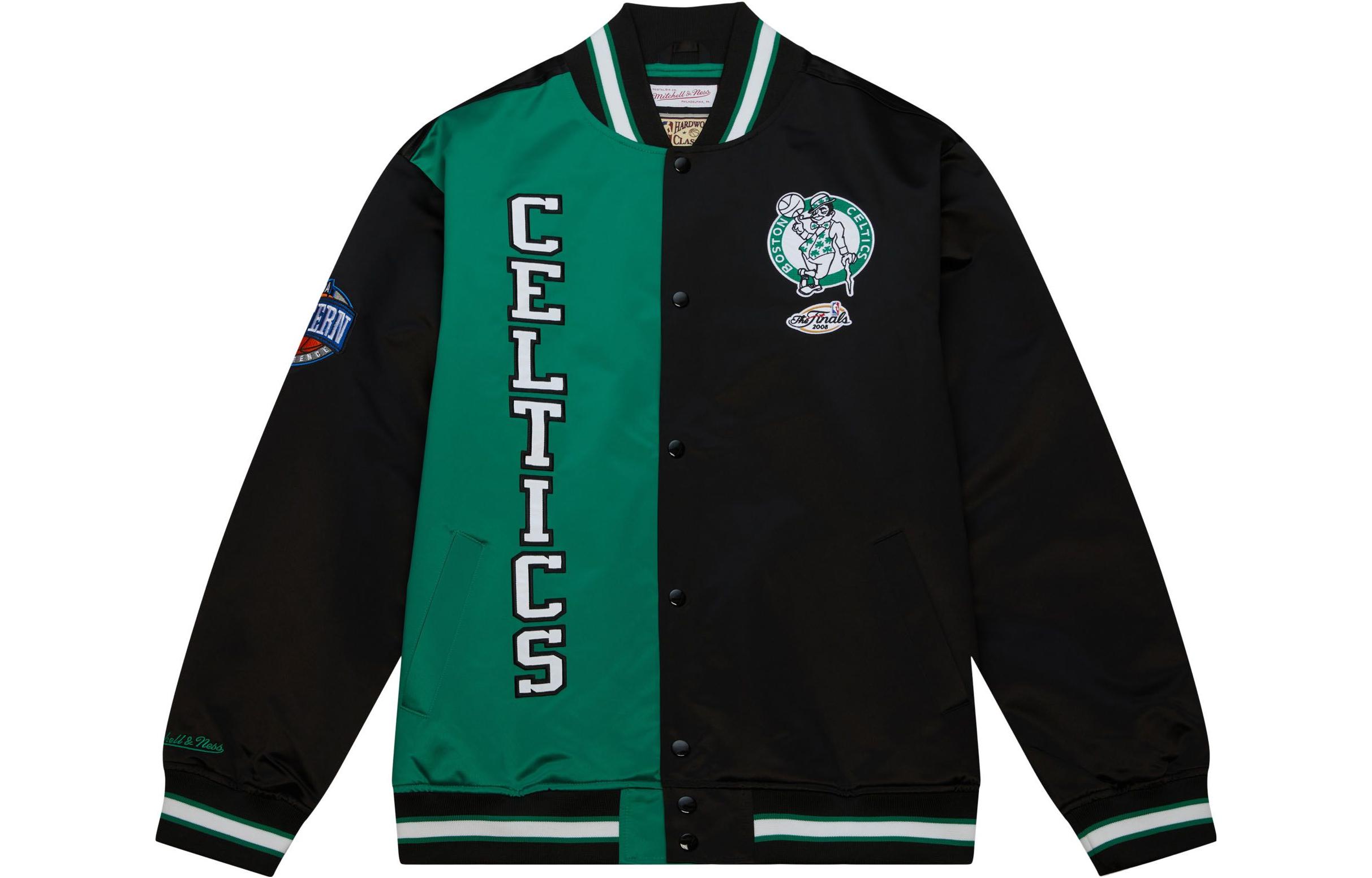 Mitchell Ness Mitchell & Ness Team OG 20 Dallas Mavericks Green Satin Jacket OJBF5523-DMAYYPPPNAVY