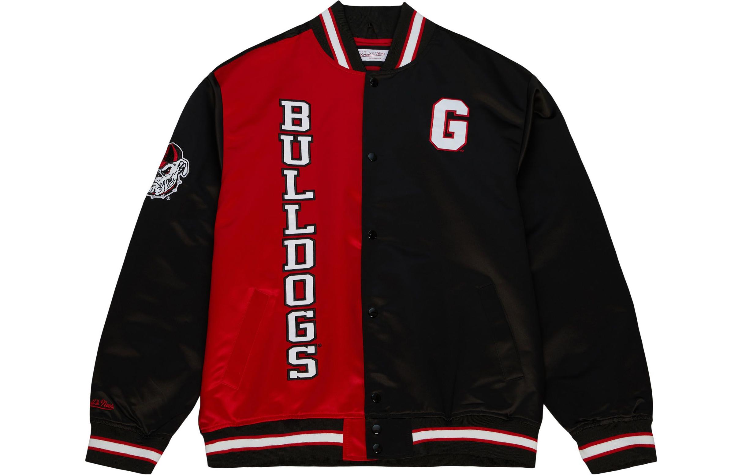 Mitchell Ness Mitchell & Ness Team OG 20 Satin Jacket Philadelphia 76ers Letter Print OJBF5523-P76YYPPPBLCK