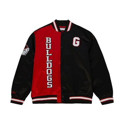 Mitchell Ness Mitchell & Ness Team OG 20 Satin Jacket Philadelphia 76ers Letter Print OJBF5523-P76YYPPPBLCK
