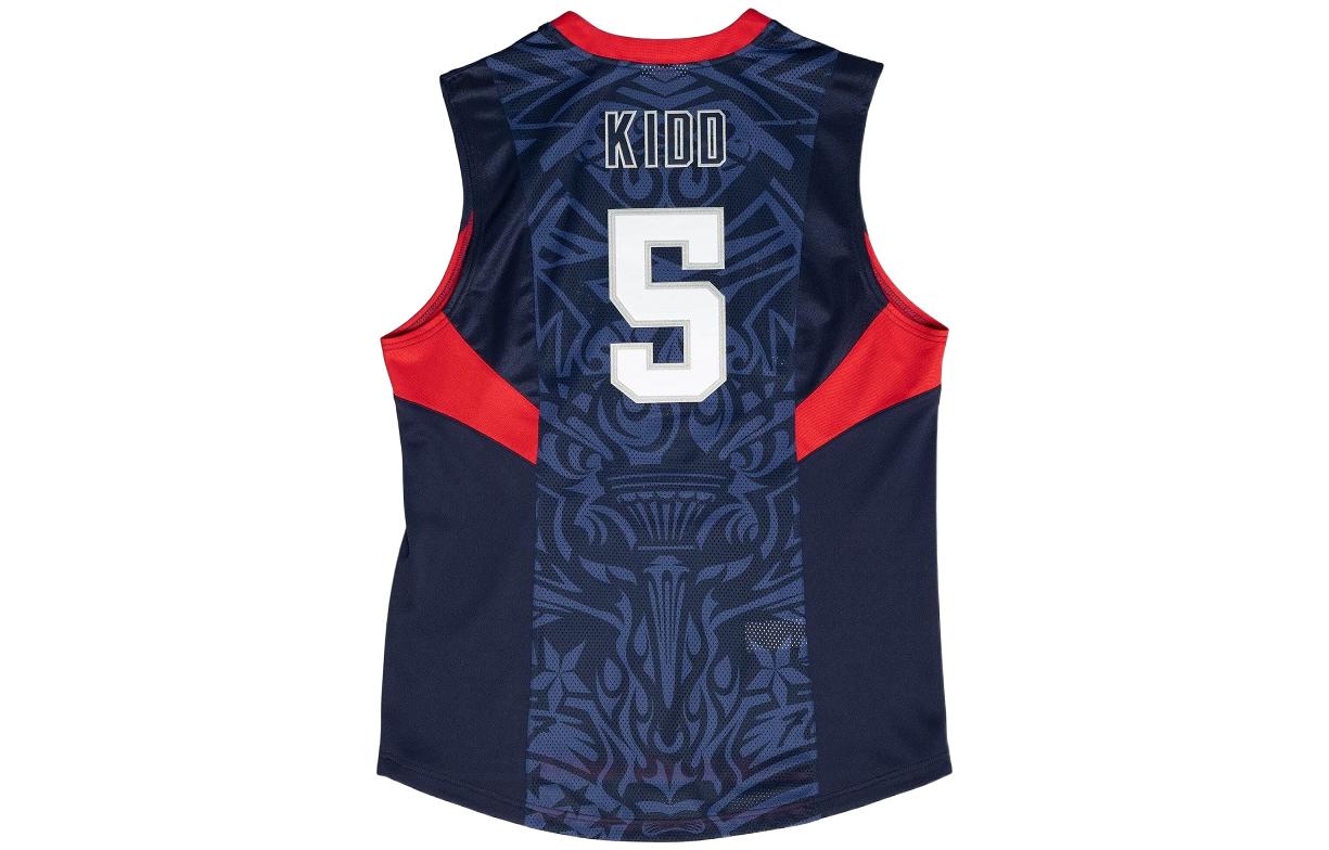 Mitchell Ness Mitchell & Ness Team USA 2008 Olympics Jason Kidd Jersey  Blue Basketball Tank AJY44384-USA08JKINAVY 圖 3