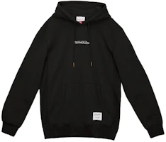 Mitchell Ness Mitchell & Ness Thick Fleece Logo Embroidered Hoodie Winter Black Unisex FPHDDL19045-MNNBLCK Mitchell Ness Mitchell & Ness Thick Fleece Logo Embroidered Hoodie Winter Black Unisex FPHDDL19045-MNNBLCK