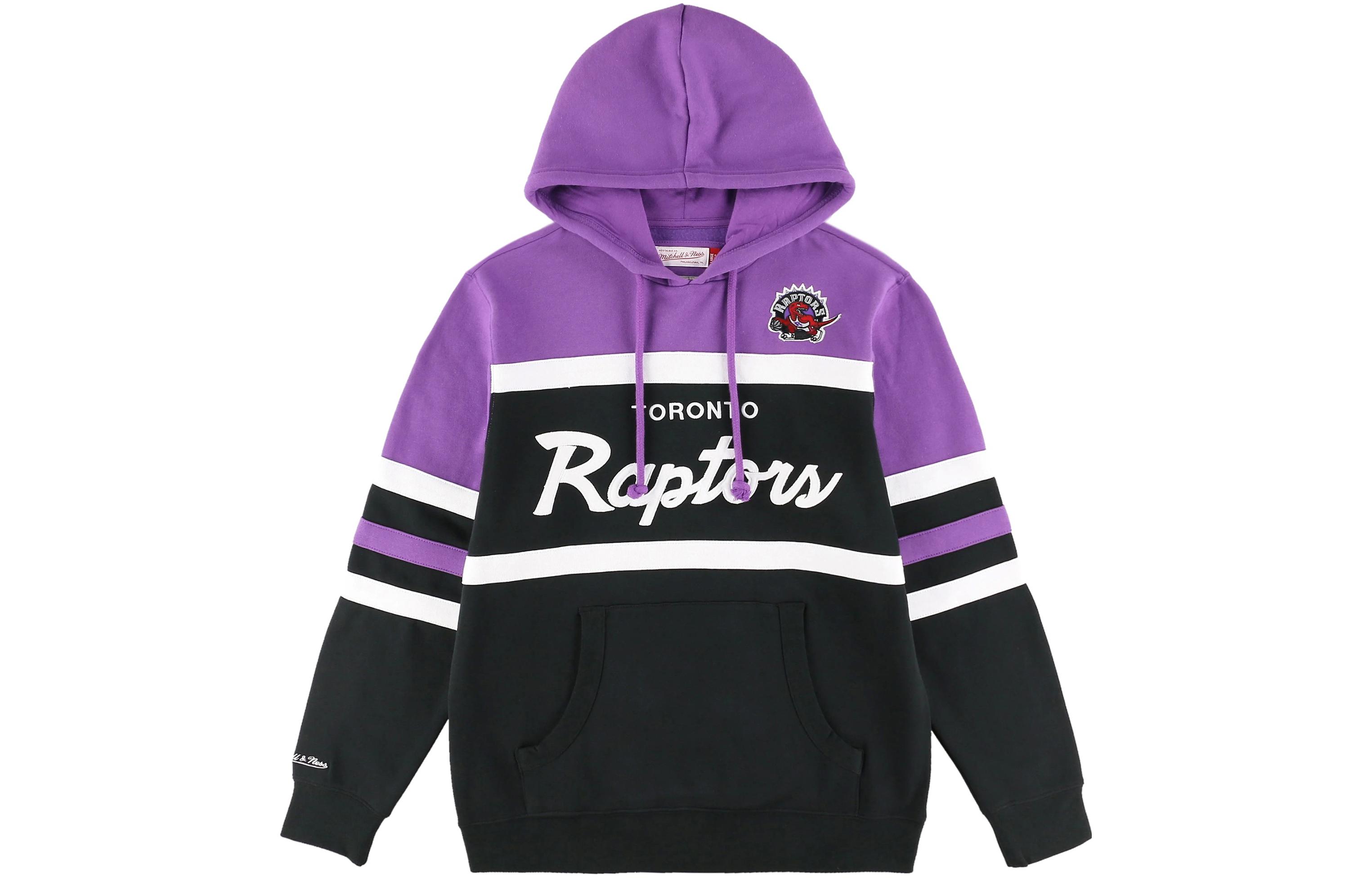Mitchell Ness Mitchell & Ness Toronto Raptors Embroidered Logo Crewneck Sweatshirt Grey MN16W17-TOR