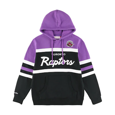 Mitchell Ness Mitchell & Ness Toronto Raptors Embroidered Logo Crewneck Sweatshirt Grey MN16W17-TOR