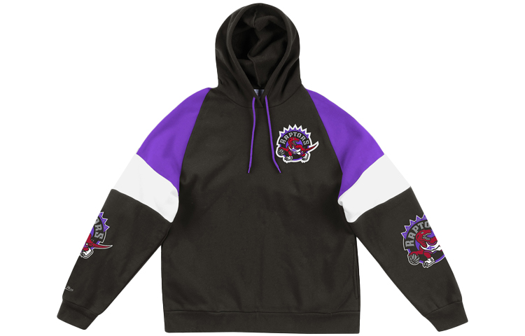 Mitchell Ness Mitchell & Ness Toronto Raptors Logo Hoodie Purple/Black Unisex FPZP3422-TRAYYPPPPRBK