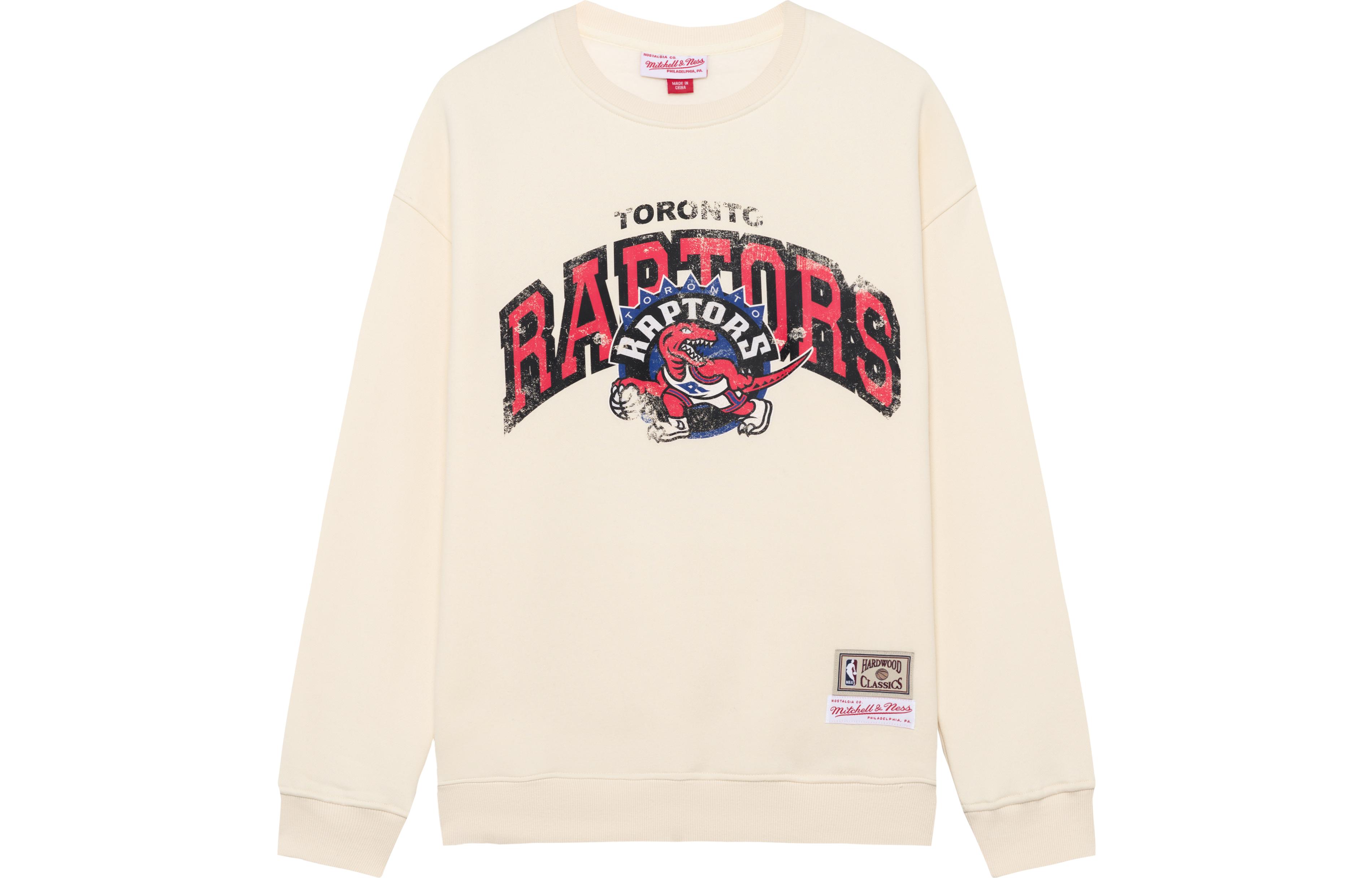Mitchell Ness Mitchell & Ness Toronto Raptors Logo Hoodie Black Pullover FPHDDA19007-TRABLCK