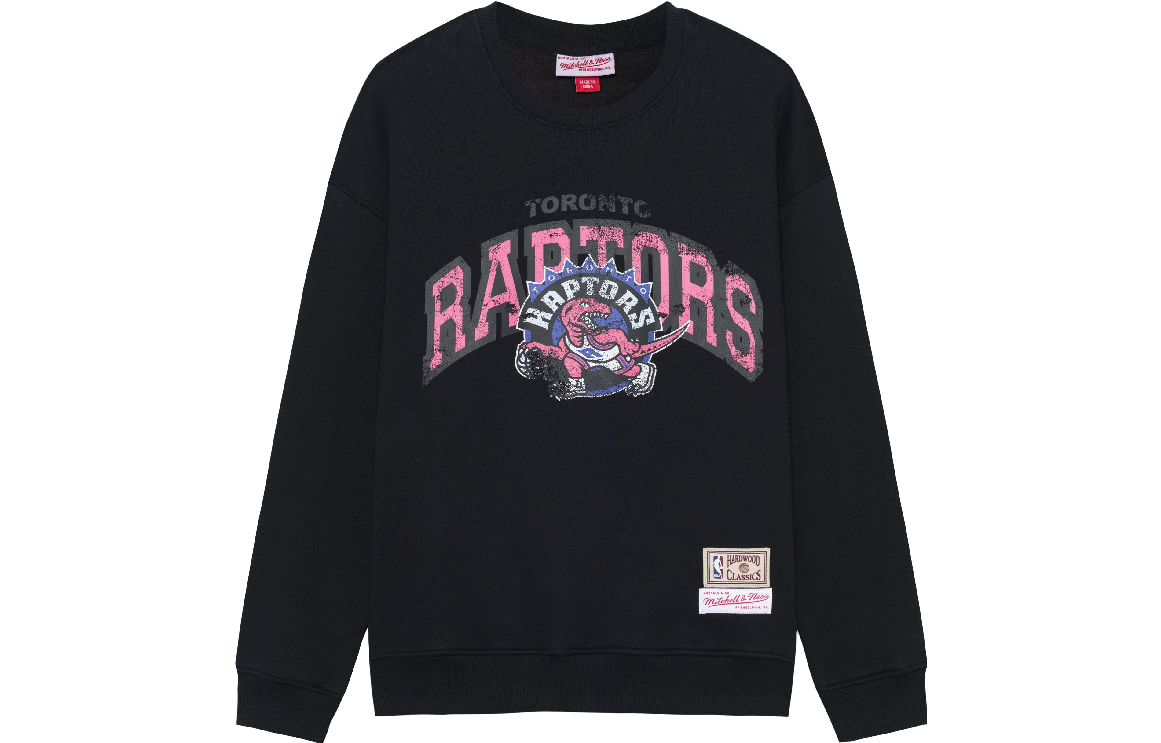 Mitchell Ness Mitchell & Ness Toronto Raptors Purple Graphic Short-Sleeve Hoodie Mens FPHDMG18037-TRARTPR1