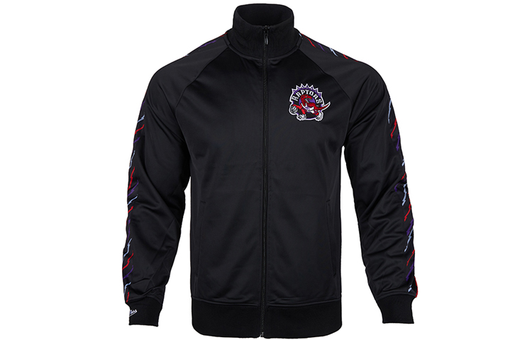 Mitchell Ness Mitchell & Ness Toronto Raptors Retro Track Jacket TRJKDA18017-TRABLCK1