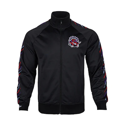 Mitchell Ness Mitchell & Ness Toronto Raptors Retro Track Jacket TRJKDA18017-TRABLCK1