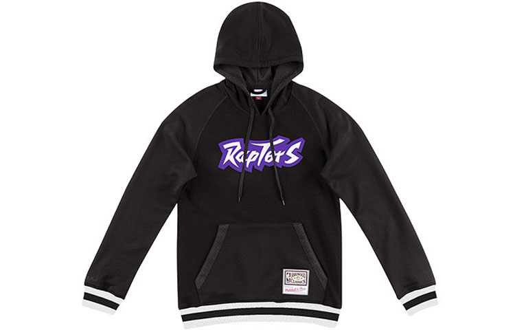 Mitchell Ness Mitchell & Ness Toronto Raptors Retro Spliced Pullover Sweatshirt Purple FCNKDA18014-TRABLCK