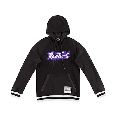 Mitchell Ness Mitchell & Ness Toronto Raptors Retro Spliced Pullover Sweatshirt Purple FCNKDA18014-TRABLCK