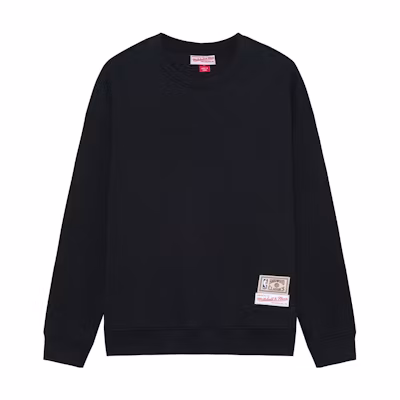 Mitchell Ness Mitchell & Ness Unisex Loose Fit Short-Sleeve Hoodie Jacket Black MA211M011CBLACK