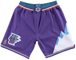 Mitchell Ness Mitchell & Ness Utah Jazz 96-97 Season Retro Basketball Shorts Purple ASHRLG18052-UJAPURP96 Mitchell Ness Mitchell & Ness Utah Jazz 96-97 Season Retro Basketball Shorts Purple ASHRLG18052-UJAPURP96