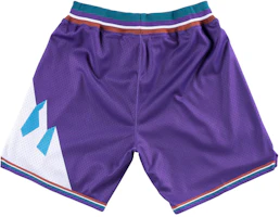 Lookbook Mitchell Ness Mitchell & Ness Utah Jazz 96-97 Season Retro Basketball Shorts Purple ASHRLG18052-UJAPURP96