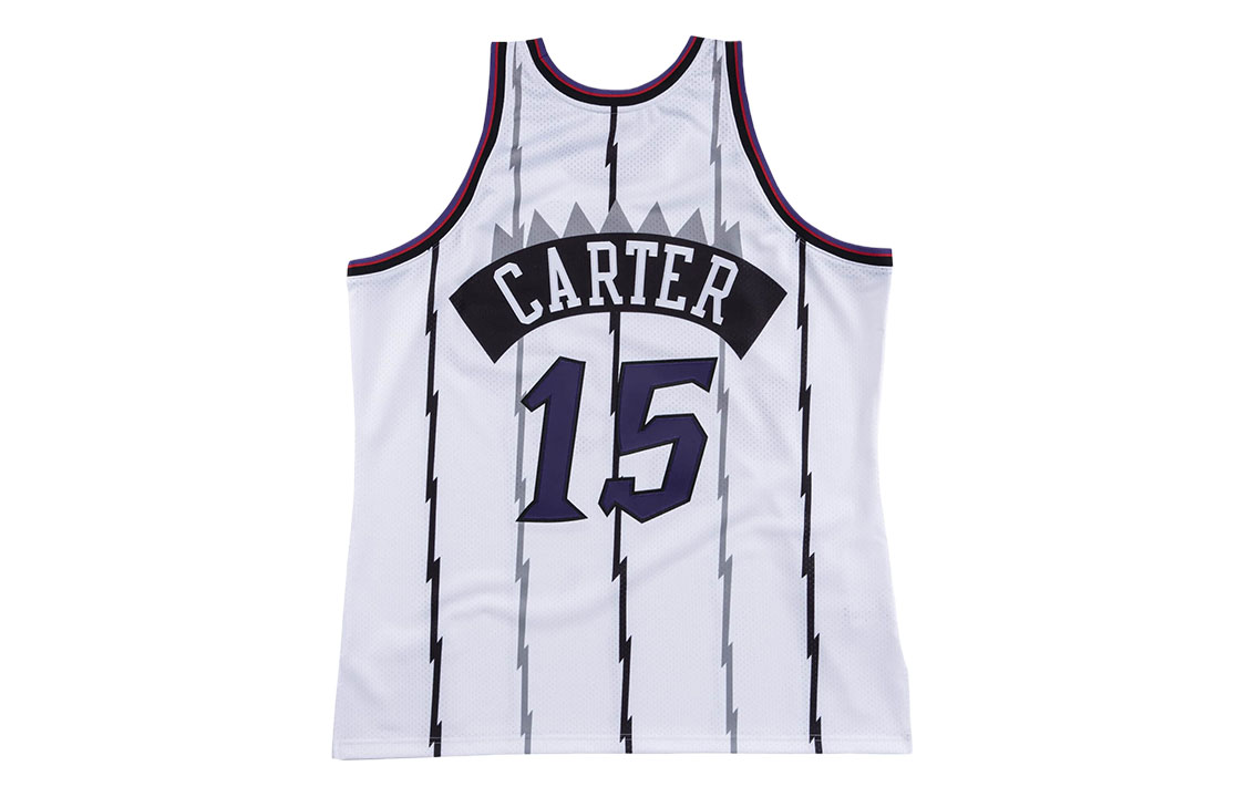 Mitchell Ness Mitchell & Ness Vince Carter Raptors 1998-99 Retro Basketball Jersey White AJY4GS18106-TRAWHIT98VCA 圖 3