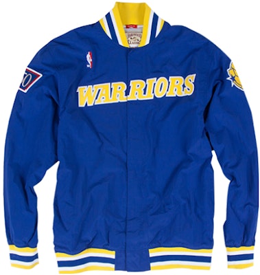 Mitchell Ness Mitchell & Ness Warriors 96-97 Warm-Up Jacket Blue Unisex Casual Wear 6056-310-96GSW Order Mitchell Ness Mitchell & Ness Warriors 96-97 Warm-Up Jacket Blue Unisex Casual Wear 6056-310-96GSW