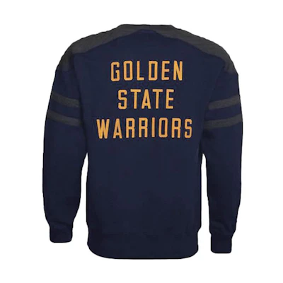 Mitchell Ness Mitchell & Ness Warriors Fleece Hoodie Winter Sportswear Blue FPHDAJ19033-GSWROYA