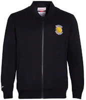 Mitchell Ness Mitchell & Ness Warriors Embroidered Logo Basketball Zip Jacket Unisex Black MN16Z24-GSW Mitchell Ness Mitchell & Ness Warriors Embroidered Logo Basketball Zip Jacket Unisex Black MN16Z24-GSW