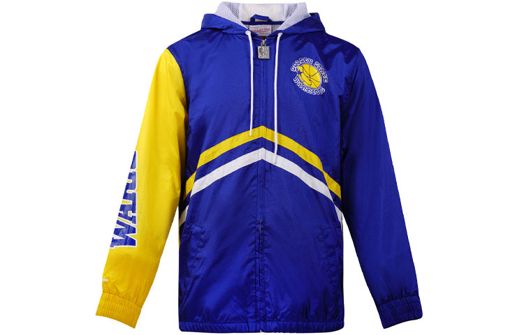 Mitchell Ness Mitchell & Ness Warriors Retro Fleece Hoodie Unisex Winter Basketball Grey FPHDBW19067-GSWGYHT