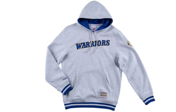 Mitchell Ness Mitchell & Ness Warriors Retro Zip Hoodie Jacket Unisex Blue BA57PH-GSW-B-K1K