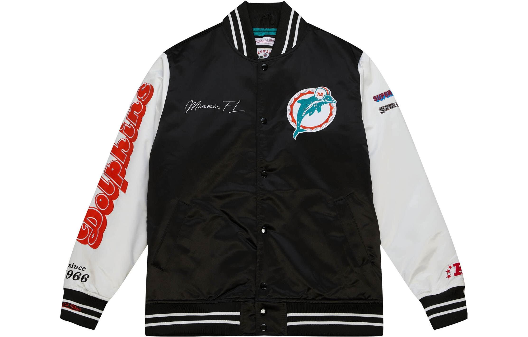 Mitchell Ness Mitchell & Ness White Blue Colorblock Baseball Collar Long Sleeve Jacket OJBF4986-LADYYPPPWHIT