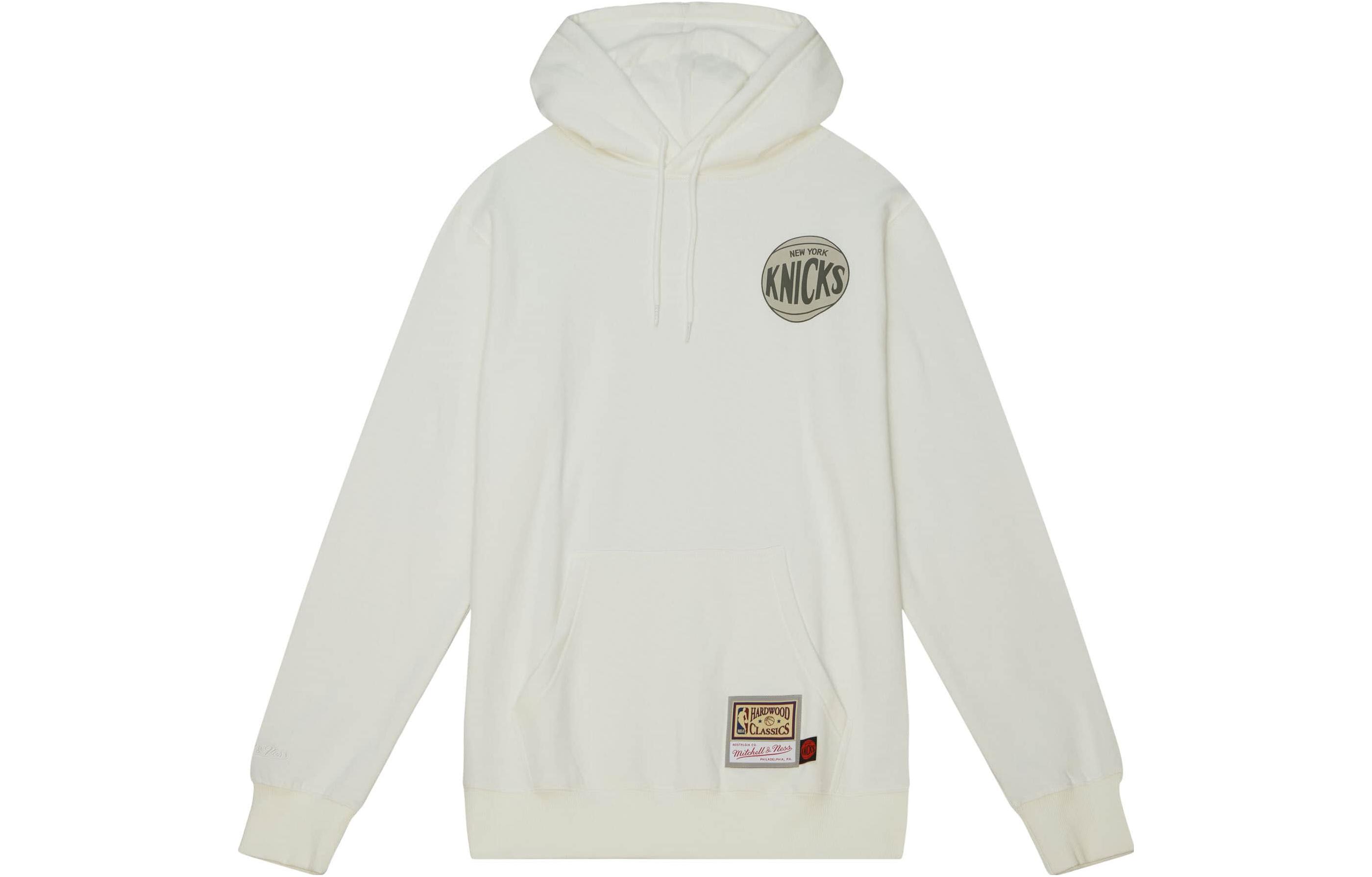 Mitchell Ness Mitchell & Ness White Jacket with Striped Trim and Embroidered Logo OJBF4986-LSUYYPPPWHIT
