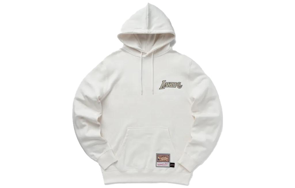 Mitchell Ness Mitchell & Ness White Striped Letter Logo Baseball Collar Jacket OJBF4986-SFGYYPPPWHIT