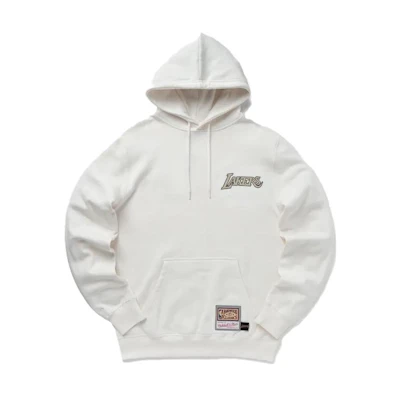 Mitchell Ness Mitchell & Ness White Striped Letter Logo Baseball Collar Jacket OJBF4986-SFGYYPPPWHIT