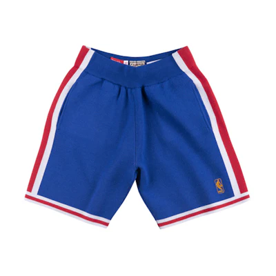 Mitchell Ness Mitchell & Ness CLOT 76ers Vintage Baggy Basketball Shorts Blue SHOREY18119-P76ROYA96
