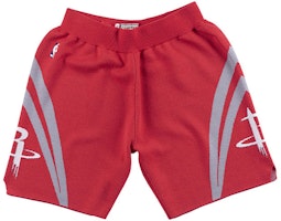 Mitchell Ness Mitchell & Ness x CLOT Houston Rockets Retro Knit Basketball Shorts Red Unisex SHORBW18070-HRORED104 Mitchell Ness Mitchell & Ness x CLOT Houston Rockets Retro Knit Basketball Shorts Red Unisex SHORBW18070-HRORED104