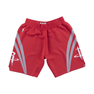 Mitchell Ness Mitchell & Ness CLOT Houston Rockets Retro Knit Basketball Shorts Red Unisex SHORBW18070-HRORED104