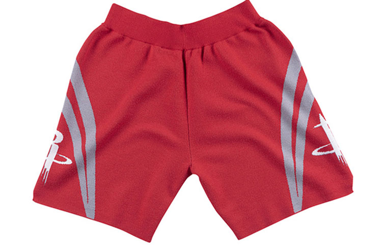 Lookbook ミッチェル＆ネス x CLOT ヒューストンロケッツ レトロ ニット バスケショーツ レッド ユニセックス SHORBW18070-HRORED104