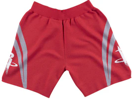 Lookbook Mitchell & Ness x CLOT Houston Rockets Retro Knit Shorts Basket Merah Unisex SHORBW18070-HRORED104