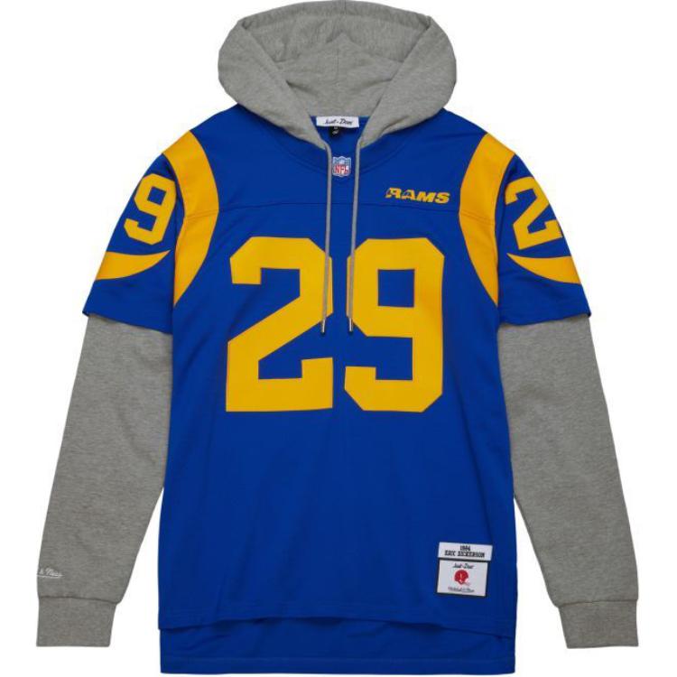 Mitchell Ness Mitchell & Ness Don Legacy Lawrence Taylor NY Giants Hoodie Unisex Blue LGJY7697-NYGYYLTARYGY