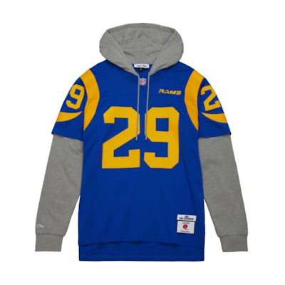 Mitchell Ness Mitchell & Ness Don Legacy Lawrence Taylor NY Giants Hoodie Unisex Blue LGJY7697-NYGYYLTARYGY