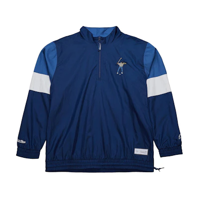 Mitchell Ness Mitchell & Ness Eastside Golf SS24 Nylon Pullover Jacket Blue Unisex Sportswear ZF9225-MNNNAVY