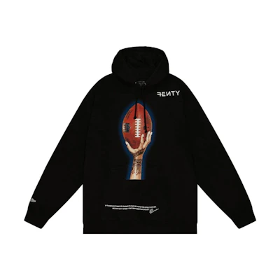 Mitchell Ness Mitchell & Ness Fenty Super Bowl Hoodie Black Sweater Logo Print BMPHDD20212-NFLBLCK