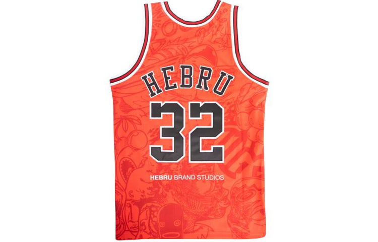 Mitchell Ness Mitchell & Ness Hebru Brantley NBA 95-96 Bulls #32 Red Basketball Jersey Mens. AJY4LF19082-CBURED1 圖 3