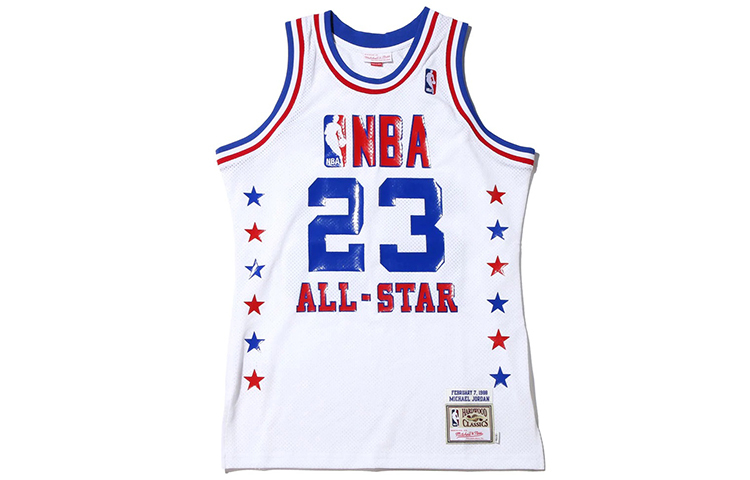 Mitchell Ness Mitchell & Ness Jordan NBA All-Star 1988 Michael Jordan #23 White Jersey BA67NR-ASE-W-FK6 圖 2