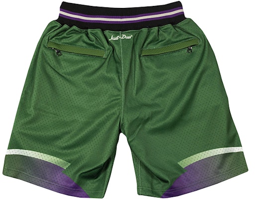 Mitchell Ness Mitchell & Ness x Just Don 95-96 Milwaukee Bucks Unisex Basketball Shorts SHORBW19189-MBUGREN Lookbook Mitchell Ness Mitchell & Ness x Just Don 95-96 Milwaukee Bucks Unisex Basketball Shorts SHORBW19189-MBUGREN