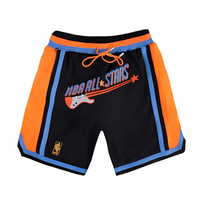 Mitchell Ness Mitchell & Ness JUST DON 97-98 Utah Jazz Retro NBA Shorts Orange Black Unisex SHORMO20276-ASGBLCK97