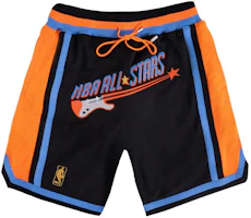 Order Mitchell Ness x JUST DON 97-98 Utah Jazz Retro NBA Shorts Orange Black Unisex SHORMO20276-ASGBLCK97